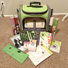 CRICUT CRV001 PERSONAL ELECTRONIC CUTTER Bundle TOTE Case EXTRAS++ WORKS READ