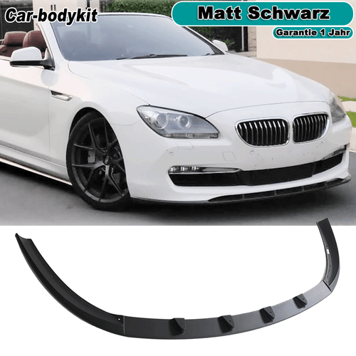 Für BMW F06 F12 F13 650i 640i Matt Schwarz Frontlippe Front Stoßstangen Spoiler  - Bild 1 von 10