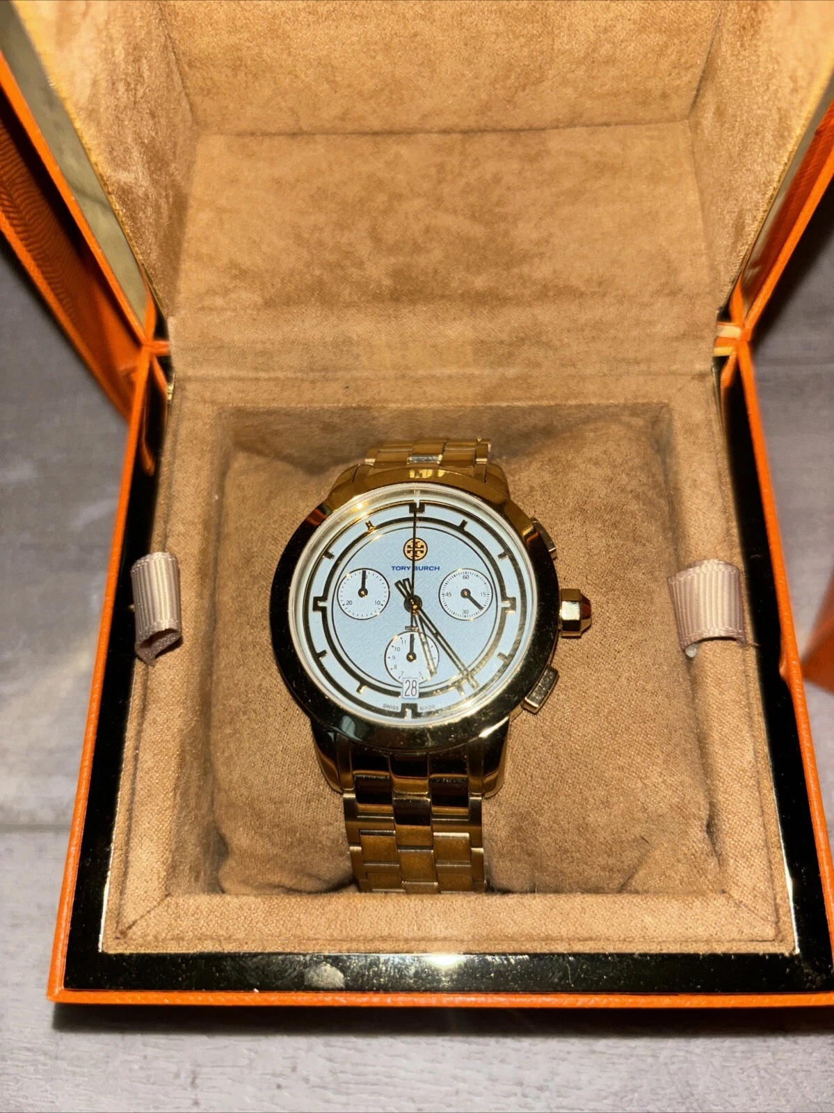 Orologio crono donna Tory Burch modello TRB 1021 raro fuori produzione con scatola perfetto!