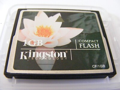 1GB Compact Flash Card  ( 1 GB CF Karte ) KINGSTON gebraucht