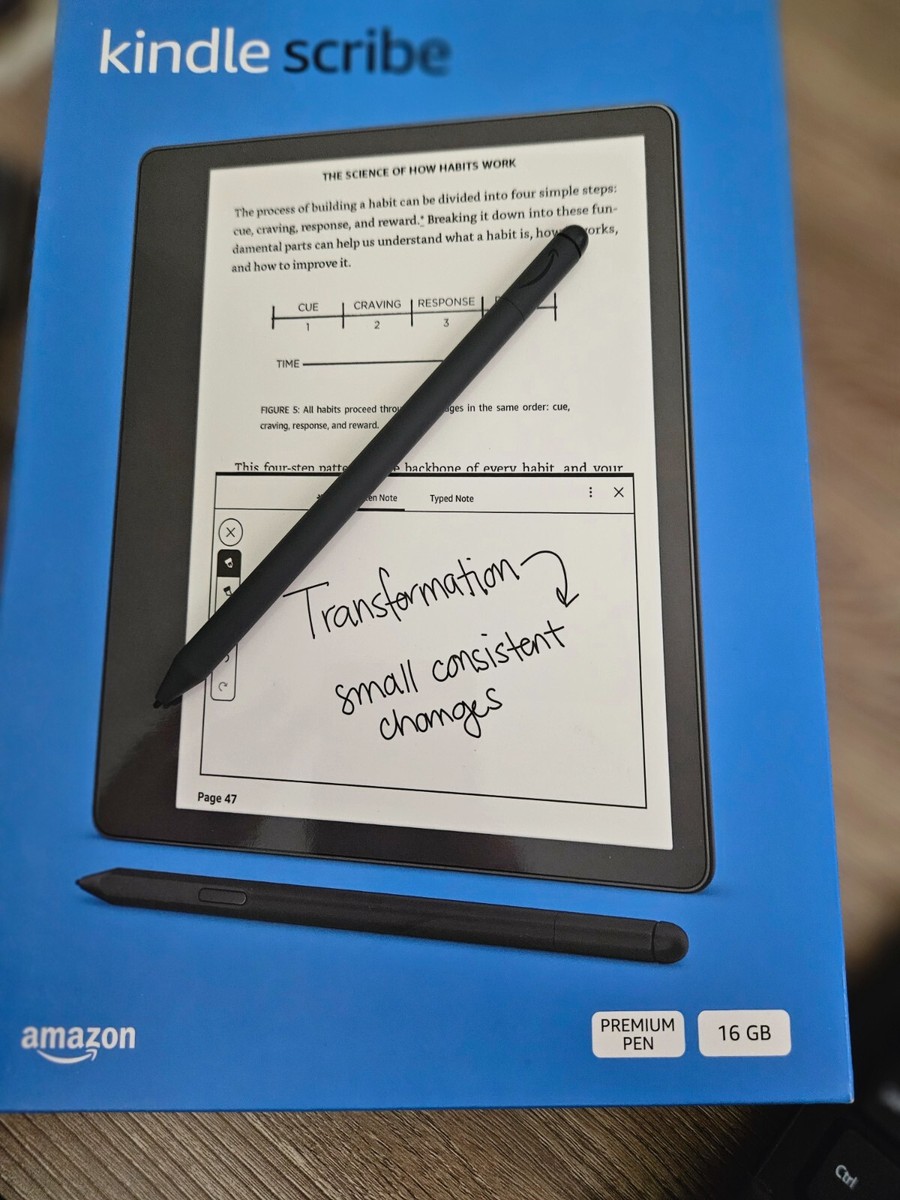 Amazon Kindle Scribe 10.2in Display Premium Pen 16GB with case