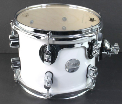 PDP by DW Concept Maple 10 x 8 Rack Tom Drum, NEW -  Pearlescent White #R2864