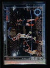 STEPHEN CURRY 2019/20 HOOPS PREMIUM STOCK #2 COURTSIDE SILVER PRIZM HOLO BA4765