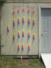 14 Rainbow 12" Squid Splash Spreader Bar W/ Stinger and Bag CanyonTuna &Billfish
