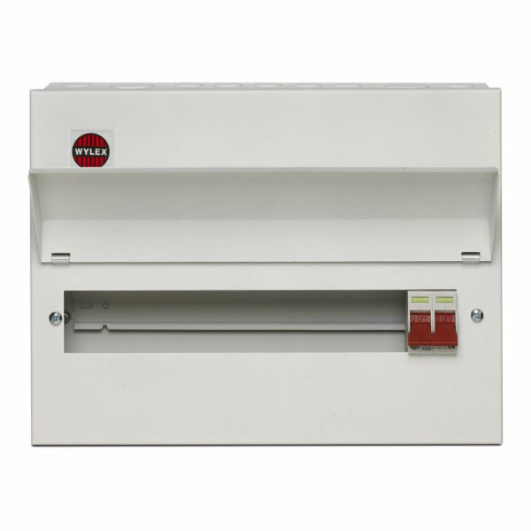 Wylex NM1406L Metal Consumer Unit with 100A Main Switch - 14 Way