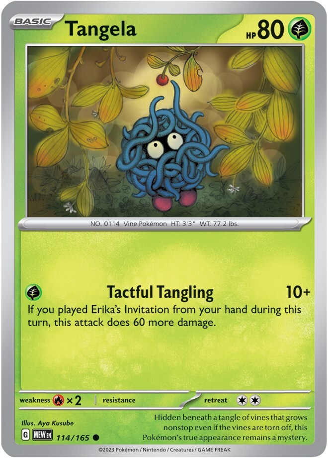 Tangela 114/165 Sv: Scarlet & Violet 151 - 1 of 1