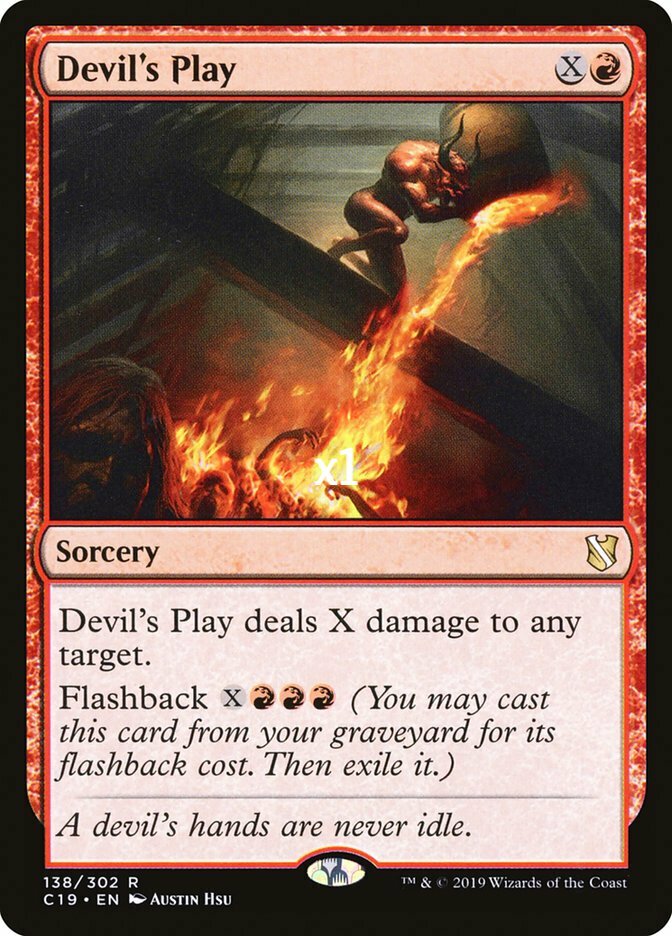 MTG Commander 2019 C19 Devil's Play MINT