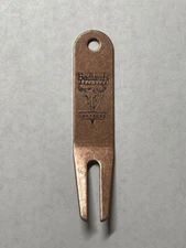 Vintage Rare Badlands Golf Club Brass Golf Divot Tool - Las Vegas NV - A Beauty!