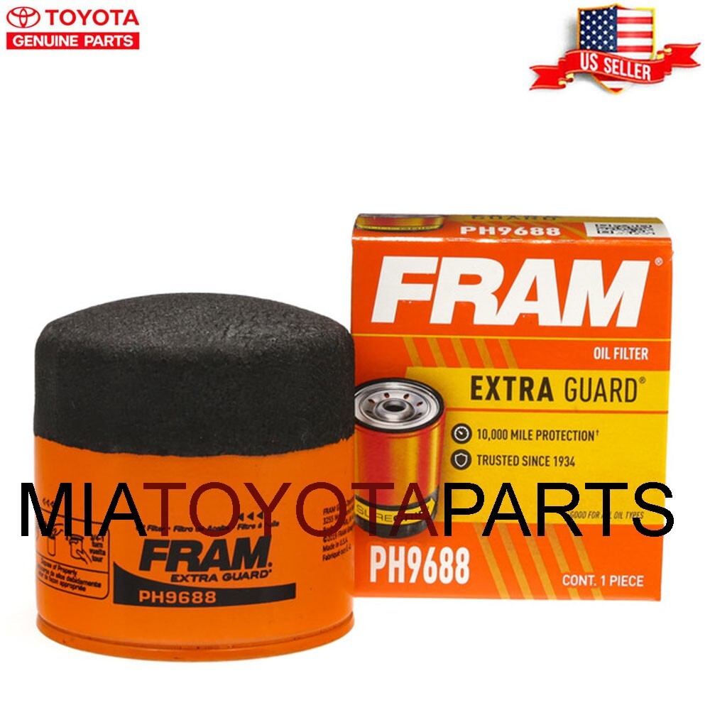 6 Pack Fram Extra Guard oil Filter PH9688 10K Mile