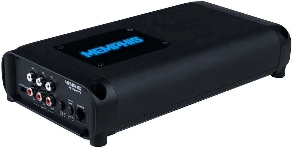 Amplificador de 5 canales Memphis PRX800.5V2 800W RMS clase D con kit de amplificador Foto 3 de 4