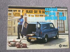 Mini Van & Pick up Brochure 1976 pub no  3145/B In VGC   Bi 52