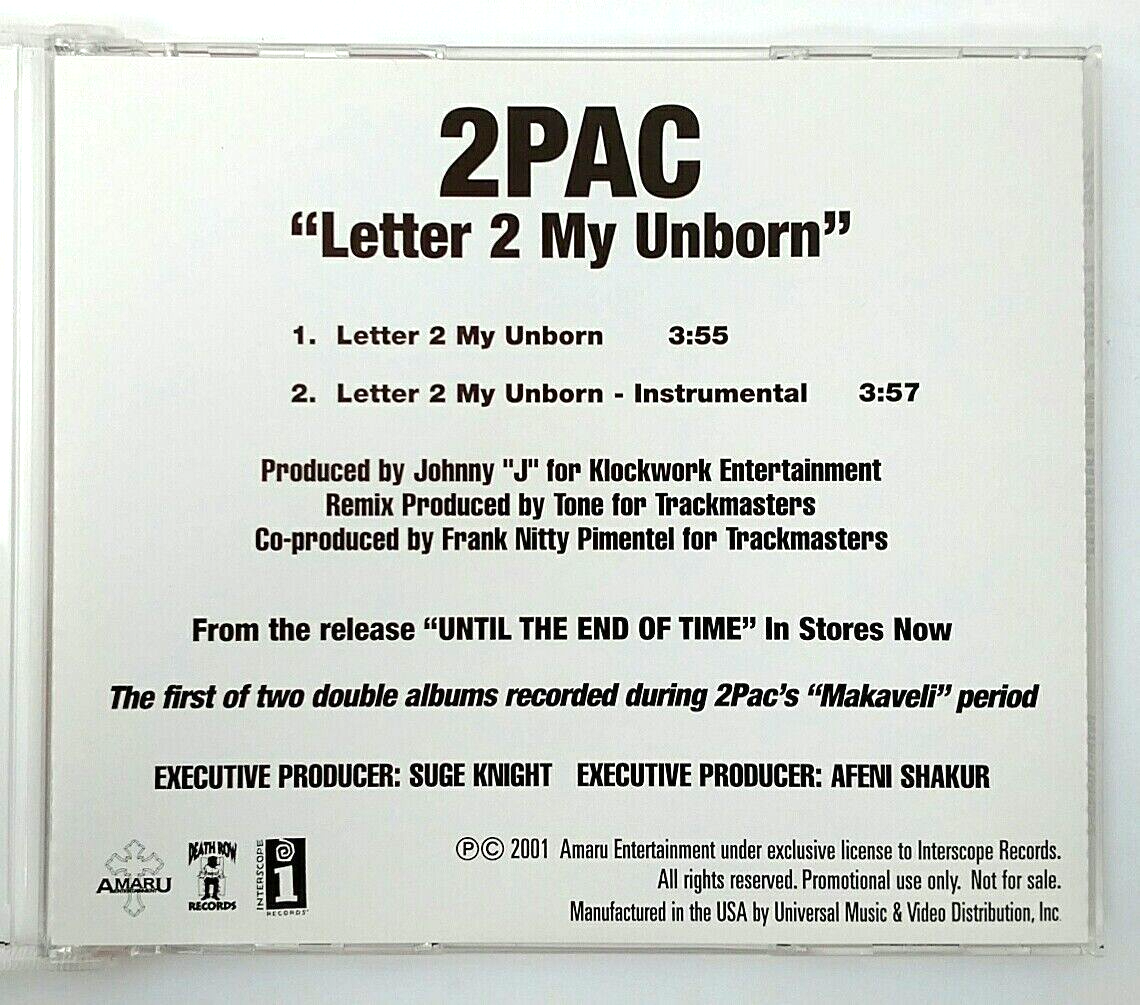2PAC LETTER 2 MY UNBORN LPレコード 2Pac - Letter to My Unborn - Amazon.com Music