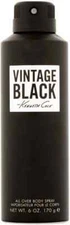 Kenneth Cole Vintage Black by Kenneth Cole Body Spray 6 oz For Men NEW