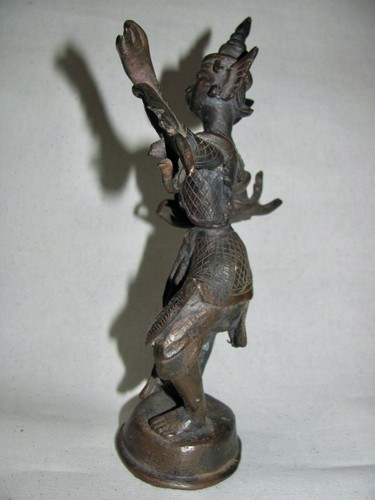Antique 19C Burmese Bronze Celestial Dancing Figure from Myanmar - Picture 8 of 12