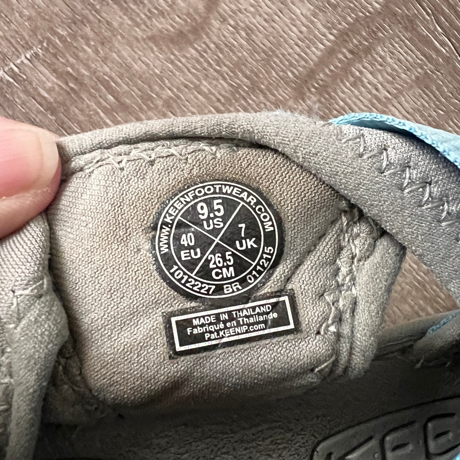 Sandali impermeabili donna Keen Whisper taglia 9 5 blu Alaskan grigio 1012227