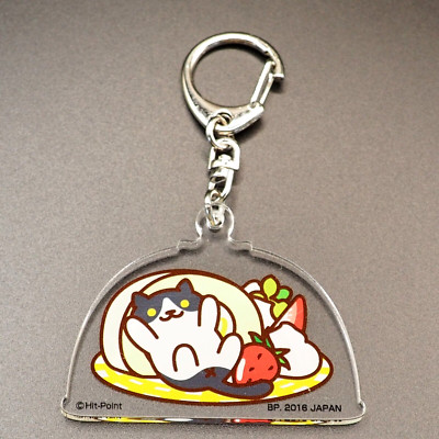 Gabriel Neko Atsume: Kitty Collector Ichiban Cafe Acrylic Keychain Japan Z725