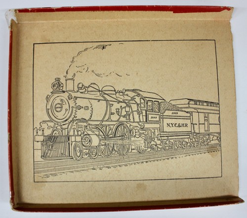 Original Early 1900s Parker Brothers The Locomotive Puzzle Complete w/Box - Picture 2 of 5