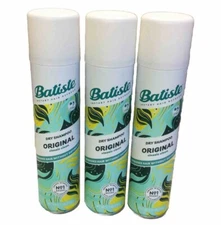3pk Batiste Dry Shampoo Original Classic Clean 5.71oz Cans (W3)