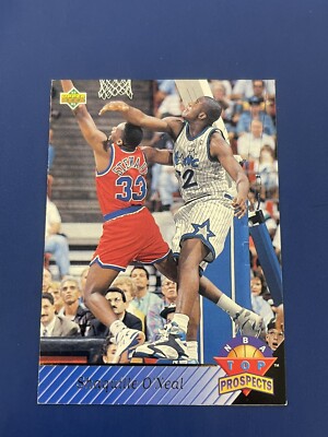 1993 Upper Deck Top Prospects Shaquille O neal RC #474 Magic POOR/Read