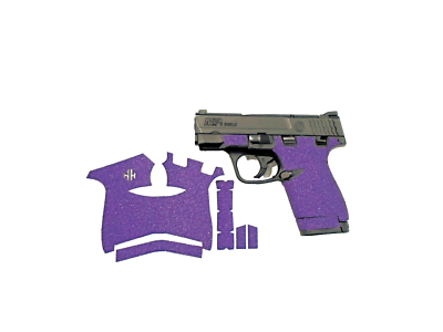 HANDLEITGRIPS Purple Sandpaper Gun Grip Tape for Smith & Wesson