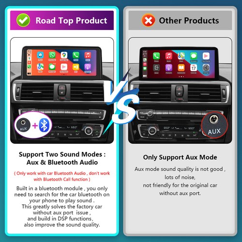 12.3'' Carplay/Android Auto Touchscreen für BMW 1/2er F20 F21 F23 Navi Mirror - Bild 13 von 15