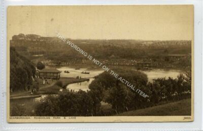 (KLh5335-535) Scarborough, Peasholme Park & Lake, 1925 gebraucht G-VG