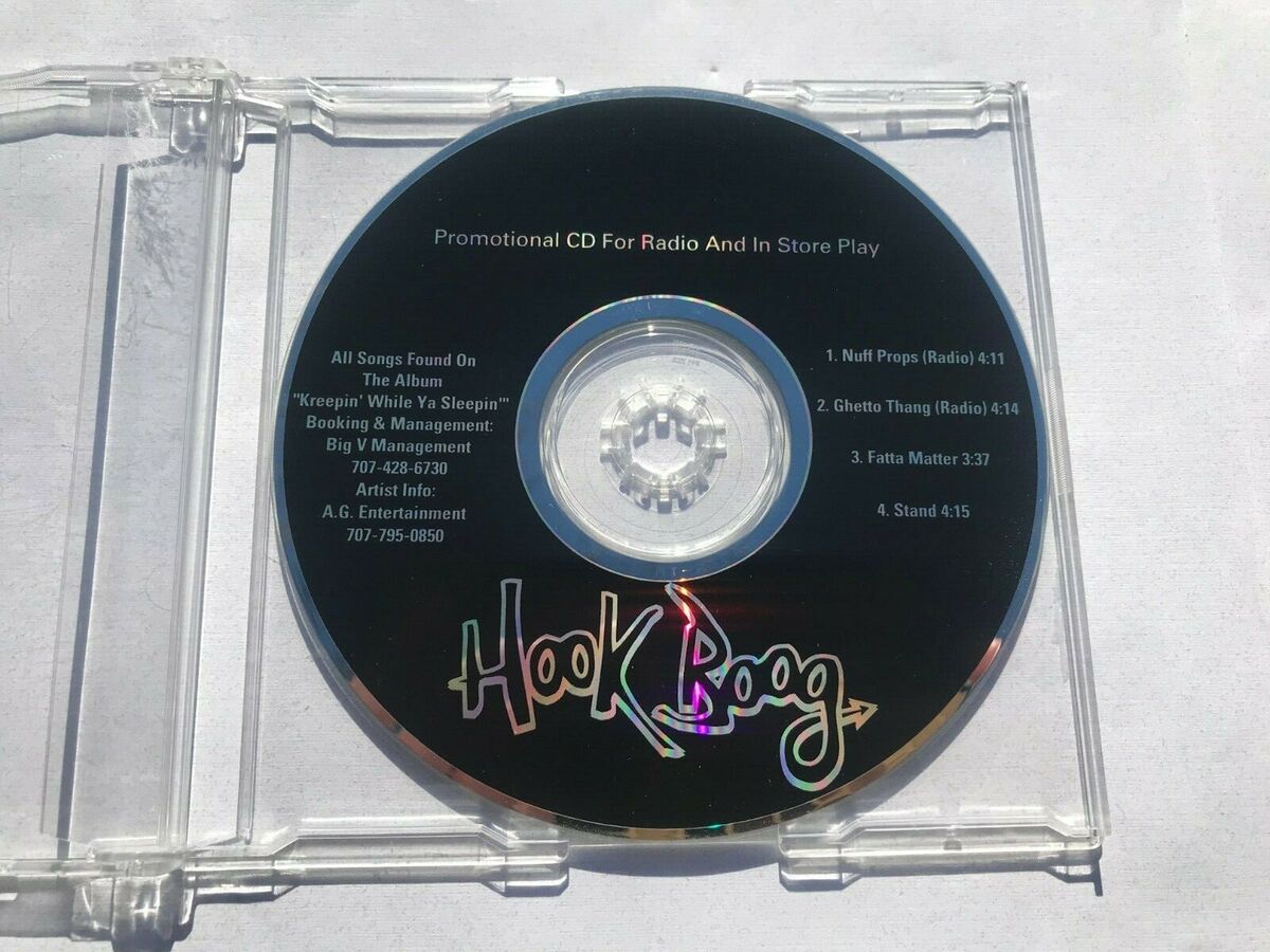 Hook Boog [Radio And In Store Play] (CD Promo, 1995) ☆RARE☆ Bay Area Rap