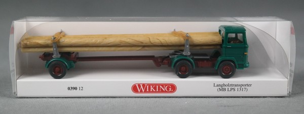 Wiking 039012/0390 12 H0 1:87 Langholztransporter (Mb Lps 1317) Neuheit 2024!-image