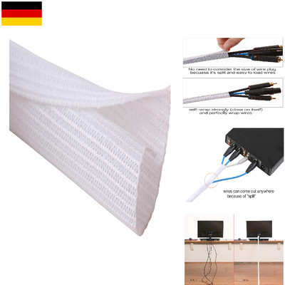Lexikopter 13mm-3.1m Selbstschließender Kabelschutz mit Gewebtem Mantel für T...
