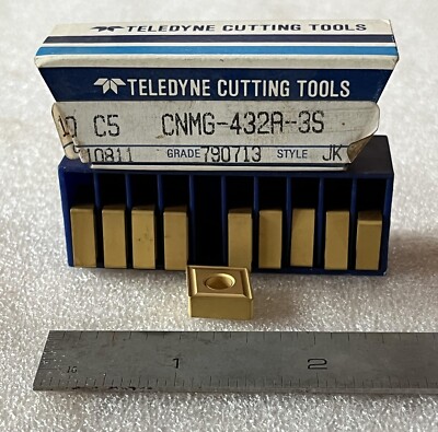CNMG 432A-3S GRD C5 COATED TELEDYNE CARBIDE INSERTS, NEW, 10/LOT