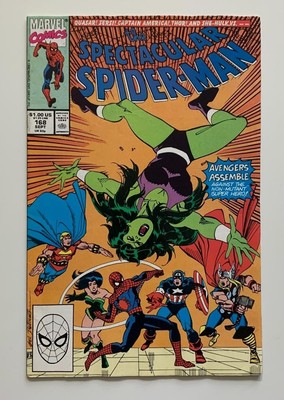 Spectacular Spider-man #168 (Marvel 1990) FN condition issue.