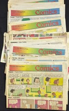 Lot of 40 1995 Mercury News Sunday Funnies! Peanuts Marmaduke Garfield & More!