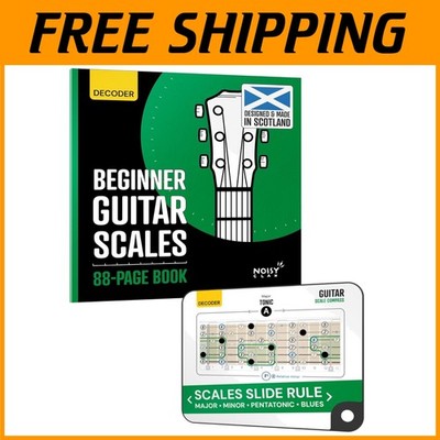 All-in-One Guitar Learning Tool: Scales Compass & 88-Page Guide for Beginners