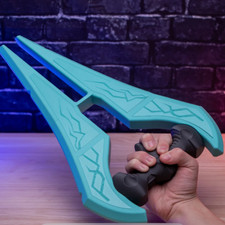 Life-Sized Halo Energy Sword for Kids CosPlay 3D Printed