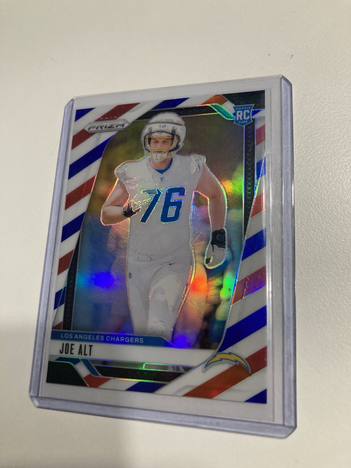 2024 Panini Prizm - Rookies Joe Alt #353 Red White & Blue Prizm (RC)