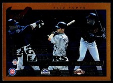 2002 Topps #344 Sammy Sosa / Todd Helton / Barry Bonds LL, FOIL