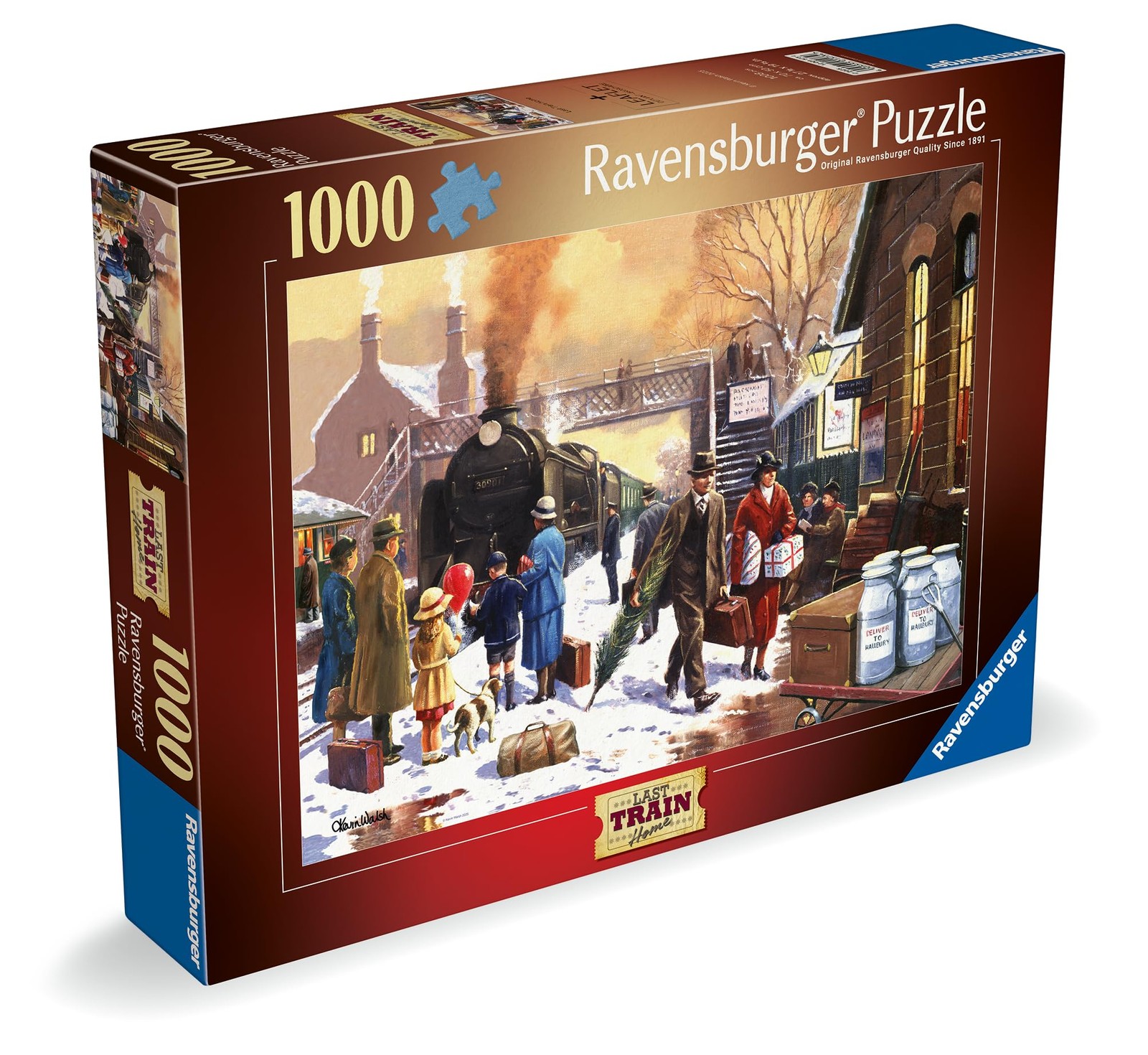 Ravensburger Last Train Home 1000 piece Jigsaw Puzzle for Adults and Kids Age 12 6690₽