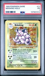 Nidoking 11/102 Base Set Holo Rare