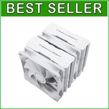 Stylish Aluminium CPU Air Cooler with RGB  1500RPM Fans   Ideal for Gaming PCs