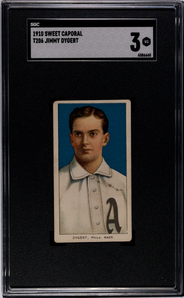 1910 Sweet Caporal (T206) Jimmy Dygert SGC 3