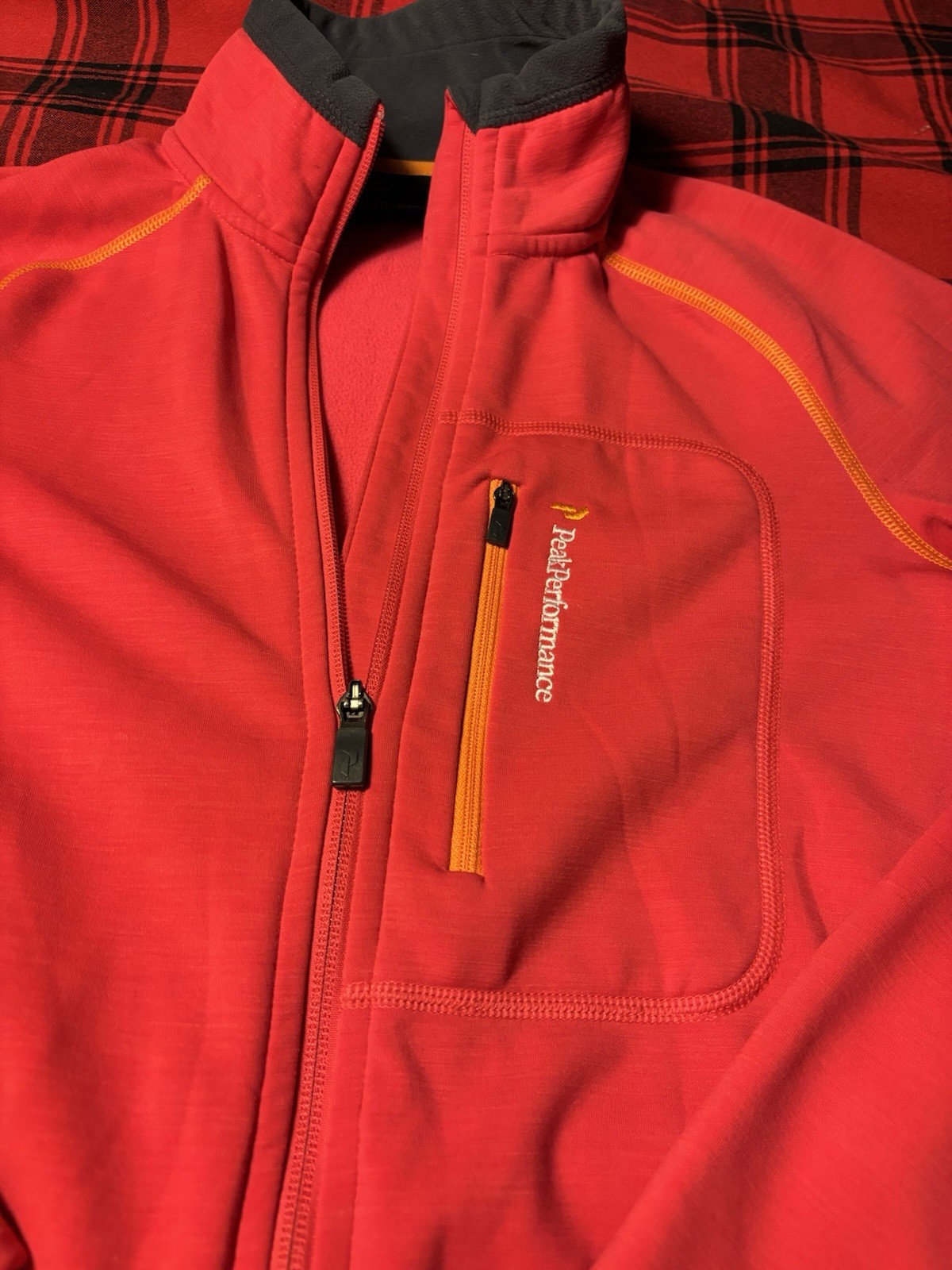 Peak Performance Jacket Medium Orange Pink Hayden… - image 2