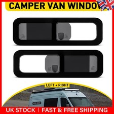Pair Camper Window Van RV Horizontal Slide Windows Waterproof For Caravans