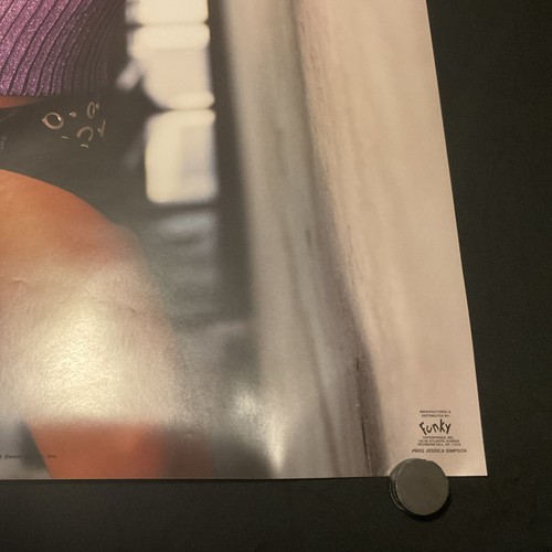 2001 Jessica Simpson 22.5x34.5 FUNKY poster - Picture 8 of 19