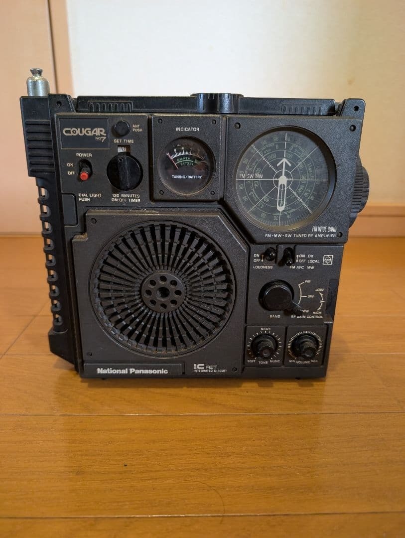 松下電器産業 クーガーNo.7 RF-877 BCLラジオ 説明書あり 【公式通販】
