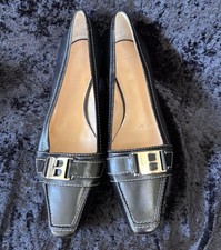 Bally black Leather Pump With 1 Inch Heel size 6.5