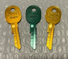 B51 "D" Anodized Aluminum Key Blanks Star OBR14D For GM