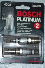 2 Pack Bosch Platinum Spark-plugs - 4302 -new In Pack