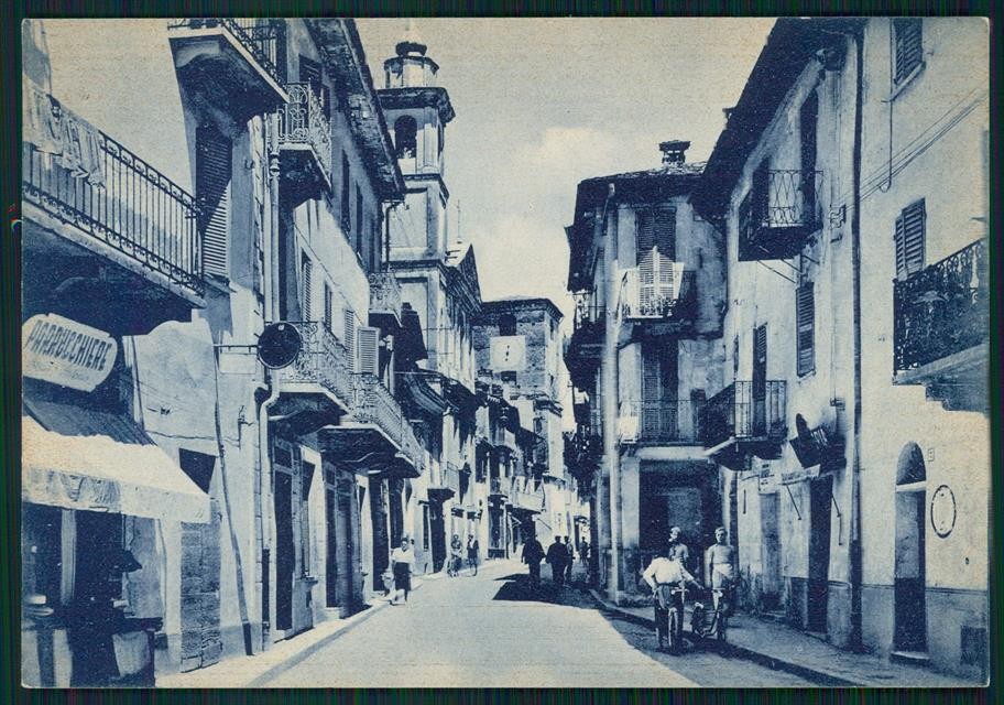 Cuneo Borgo San Dalmazzo Via Roma FG cartolina MZ1041