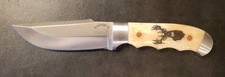 Badass Blades Custom D2 Steel Hunting Knife Camel Bone DEER HUNTER Handle- BA827