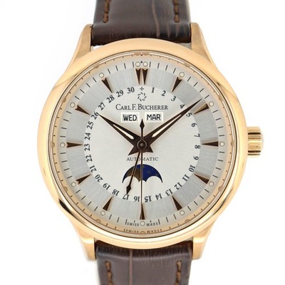 Carl F.Bucherer Wristwatch 10909.03 38.0mm Silver Dial Automatic Watch #UW006